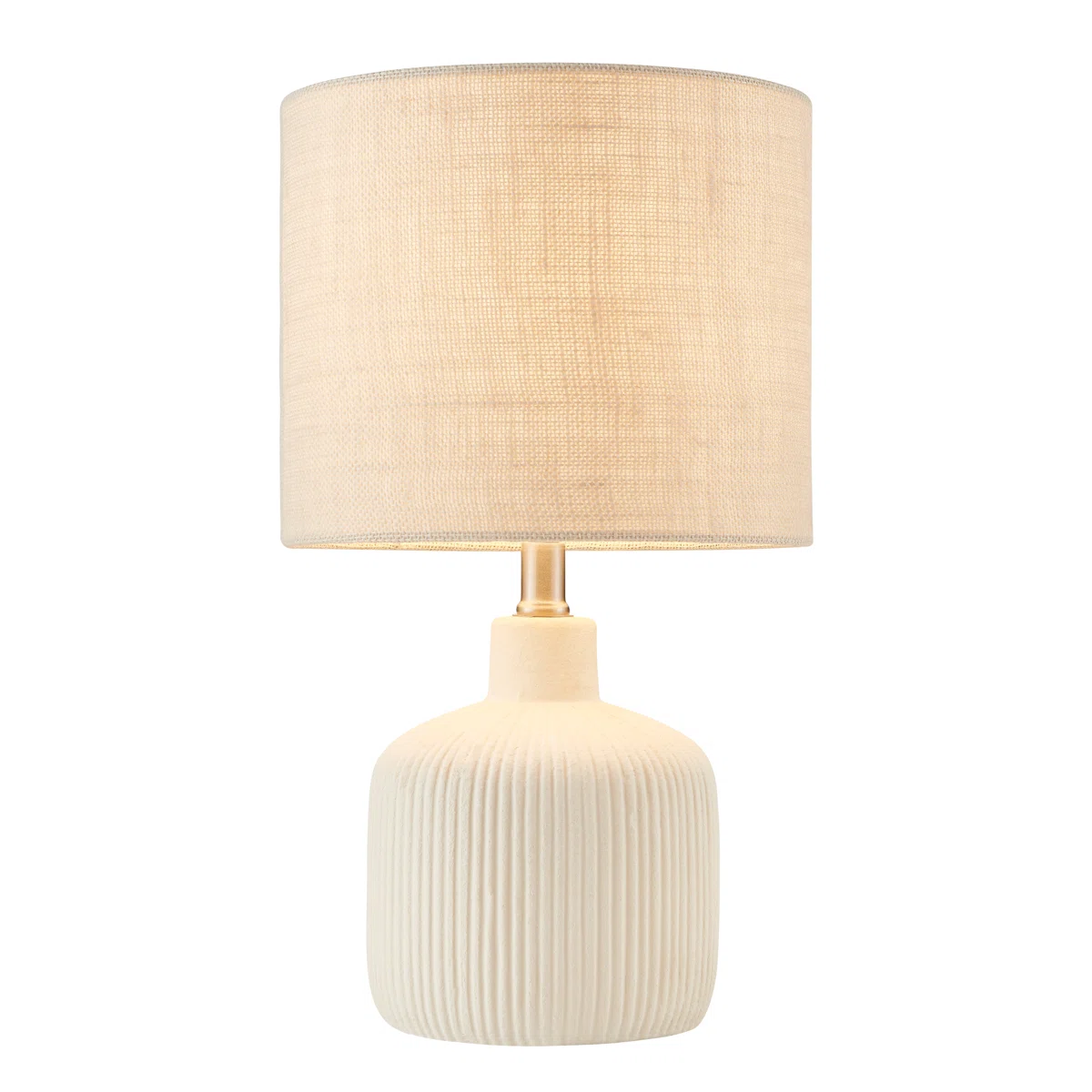 Mathel Cream Ceramic Table Lamp