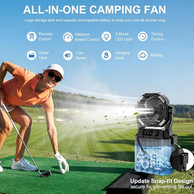 Portable Misting Fan