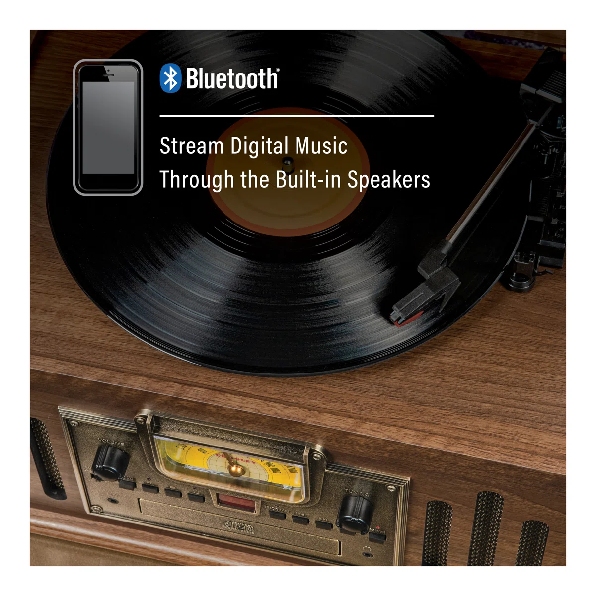Musician Decorative Record Player