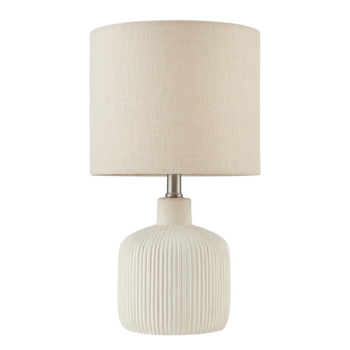 Mathel Cream Ceramic Table Lamp