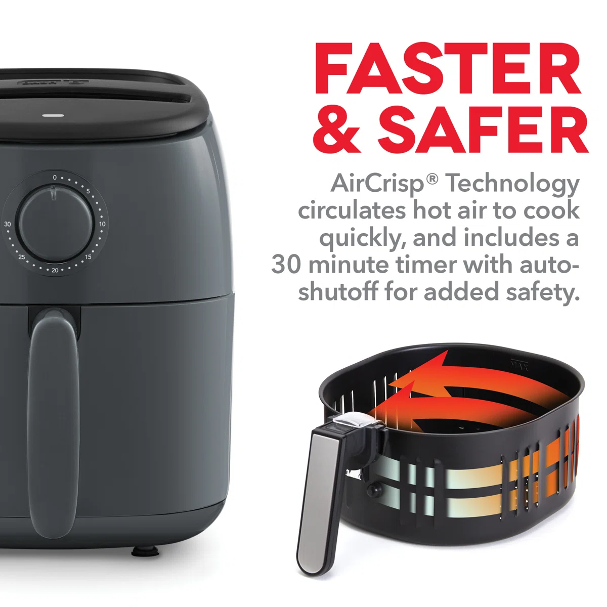 2.6 Quart Tasti-Crisp Air Fryer