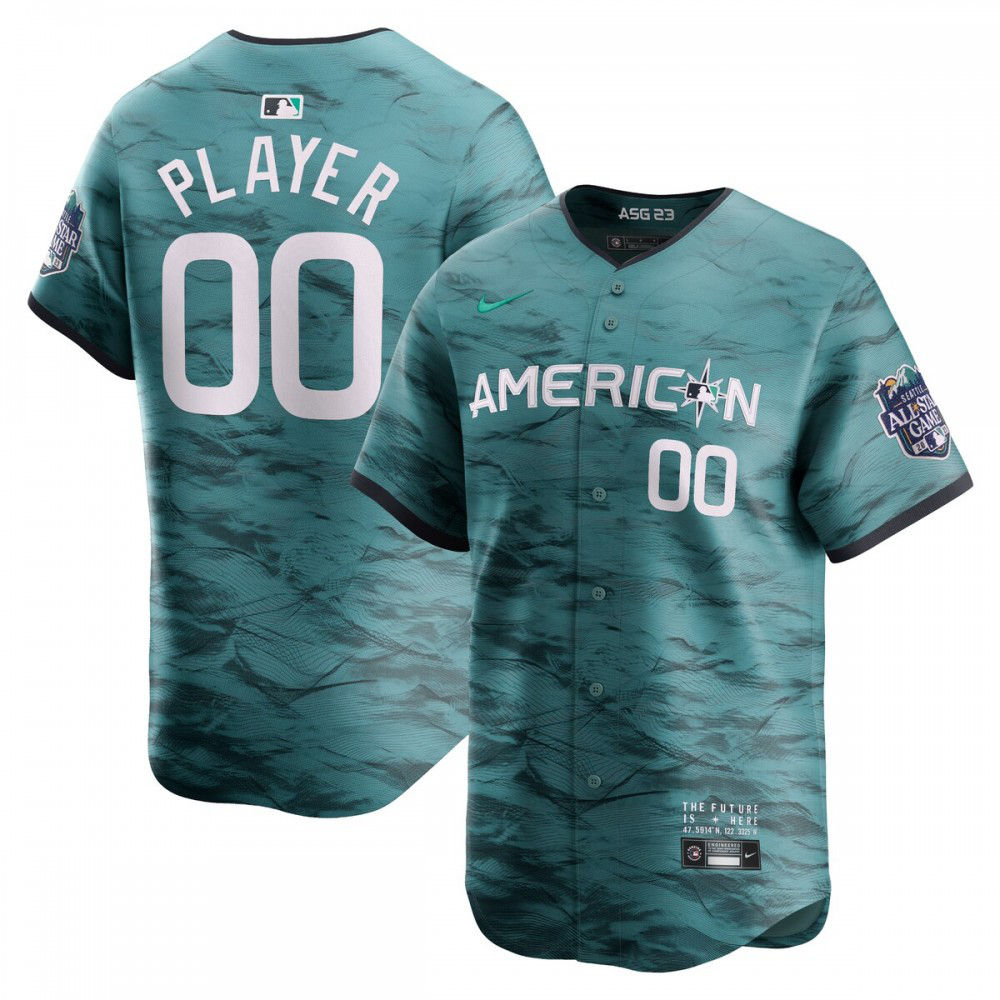 American League 2023 MLB All-Star Game Custom Pick-A-Player Limited Jersey - Teal