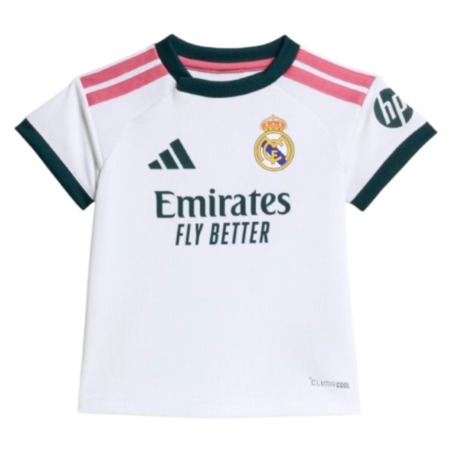 Shop 2026-2027 Real Madrid Home Baby Kit (Bellingham 5) | Fan Jersey-Pro Kit Vault | Brand New 26/27 Sports Jerseys