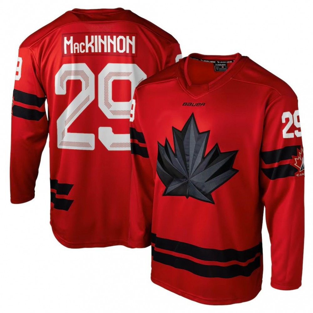 Nathan MacKinnon Hockey Bauer Canada 2026 Olympics Replica Jersey - Red
