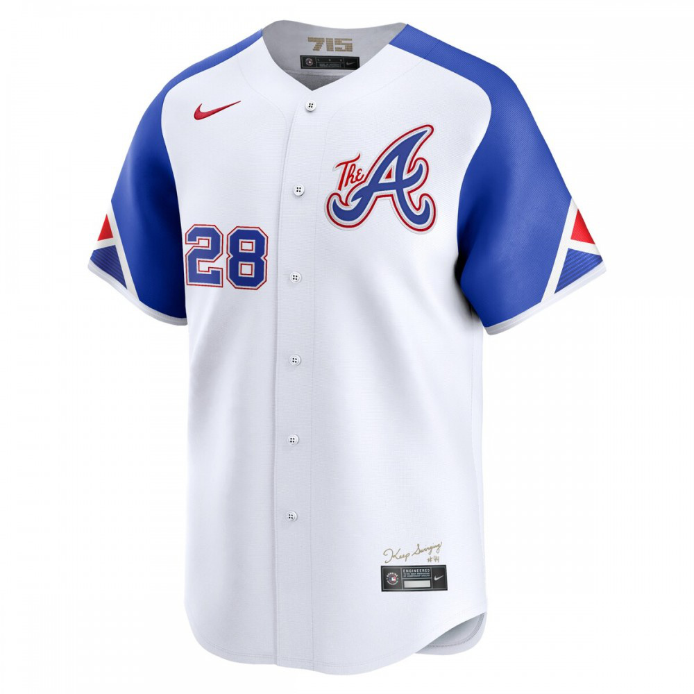 Matt Olson Atlanta Braves City Connect Limited Player Jersey - White-Pro Kit Vault | Brand New 26/27 Sports Jerseys