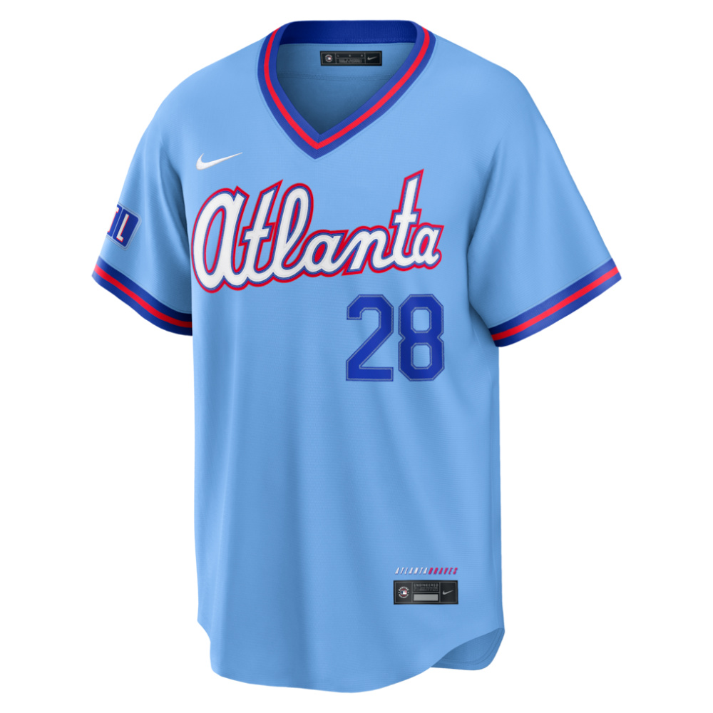 Matt Olson Atlanta Braves 2026 City Connect Stadium Jersey - Powder Blue-Pro Kit Vault | Brand New 26/27 Sports Jerseys
