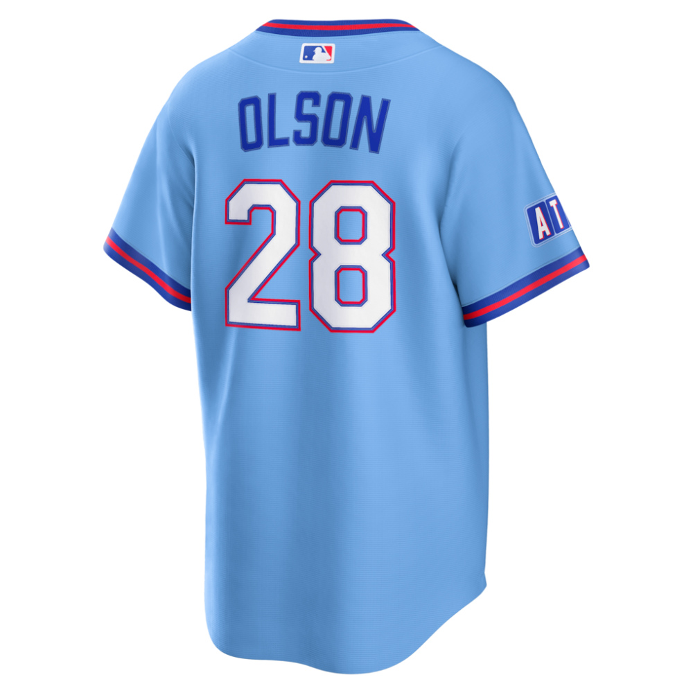 Matt Olson Atlanta Braves 2026 City Connect Stadium Jersey - Powder Blue-Pro Kit Vault | Brand New 26/27 Sports Jerseys