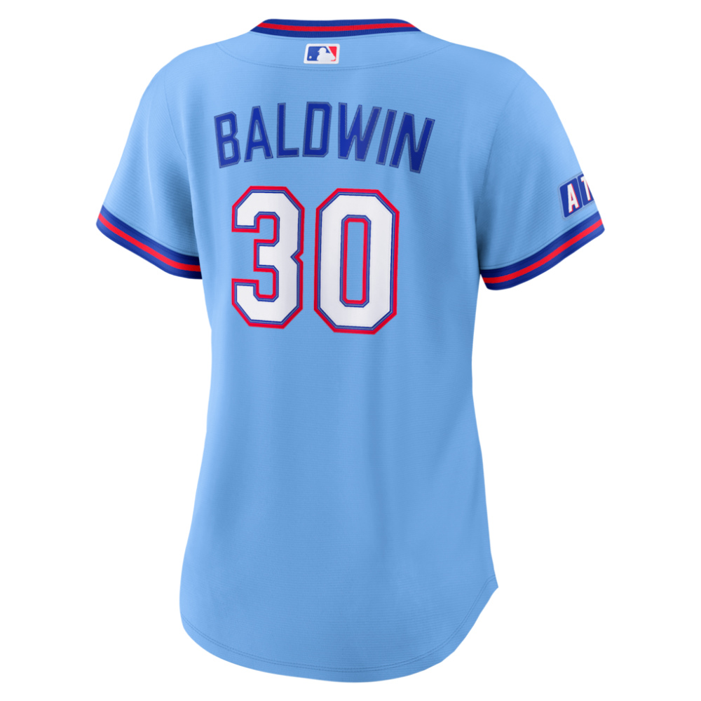 Drake Baldwin Atlanta Braves Women's 2026 City Connect Stadium Jersey - Powder Blue-Pro Kit Vault | Brand New 26/27 Sports Jerseys