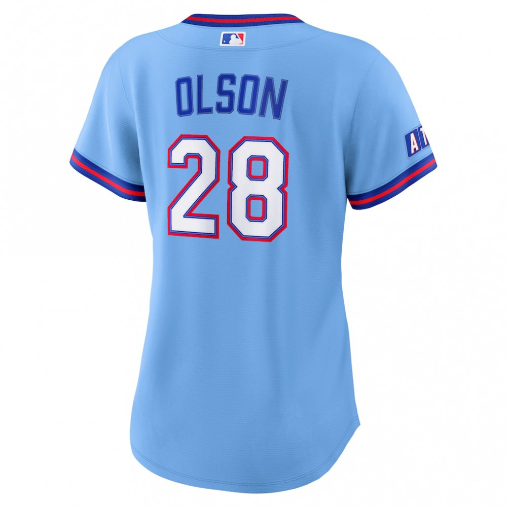 Matt Olson Atlanta Braves Women's 2026 City Connect Stadium Jersey - Powder Blue-Pro Kit Vault | Brand New 26/27 Sports Jerseys