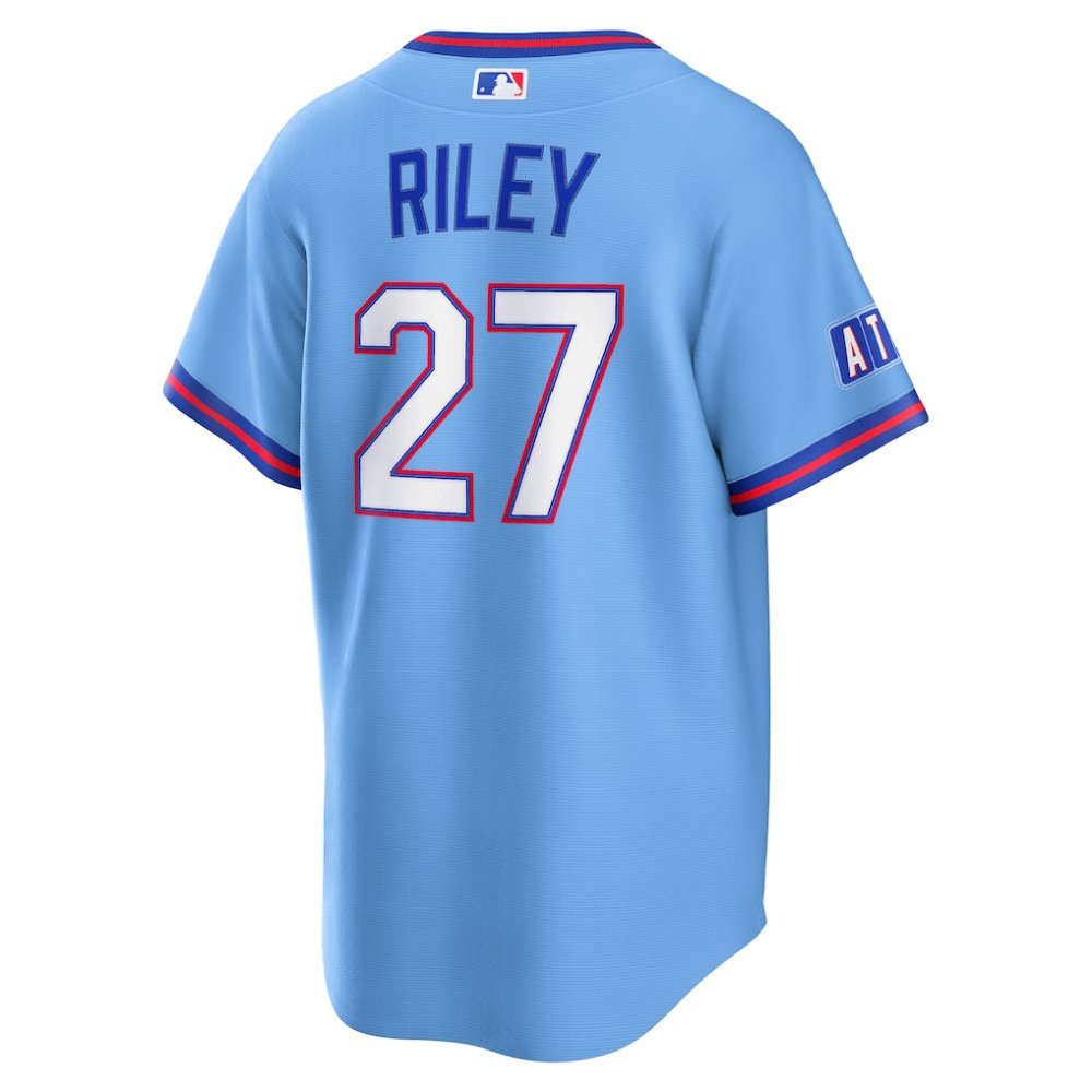 Austin Riley Atlanta Braves 2026 City Connect Stadium Jersey - Powder Blue-Pro Kit Vault | Brand New 26/27 Sports Jerseys