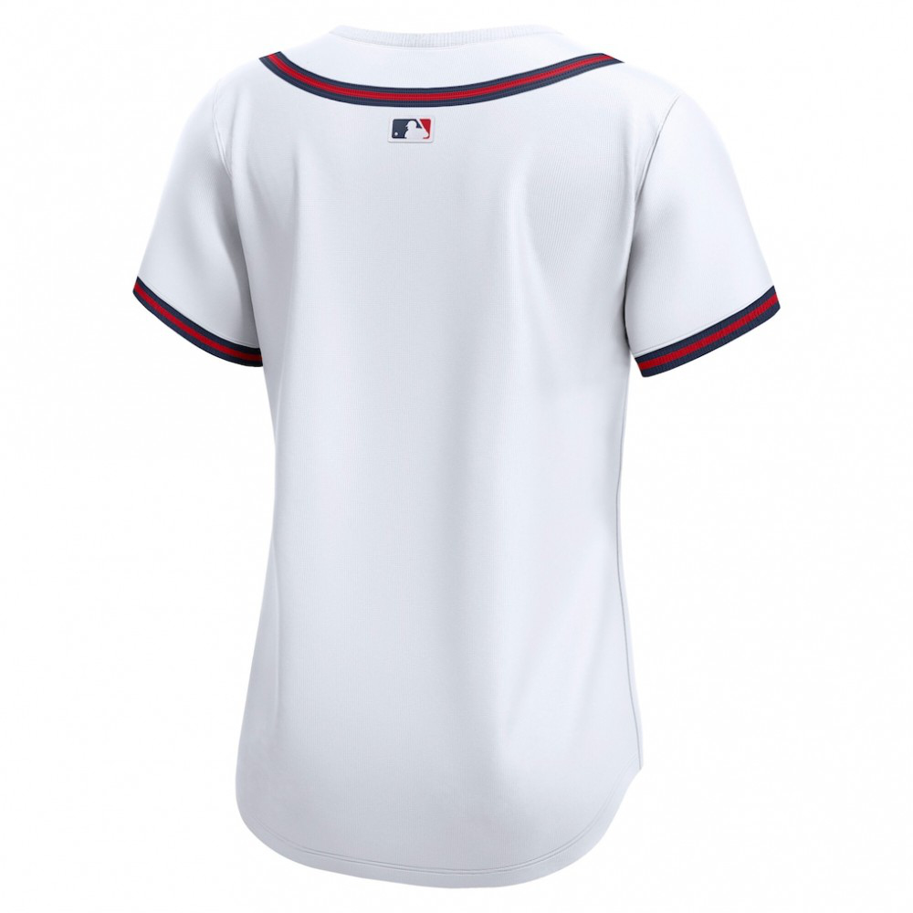 Atlanta Braves Women's Home Limited Jersey - White-Pro Kit Vault | Brand New 26/27 Sports Jerseys