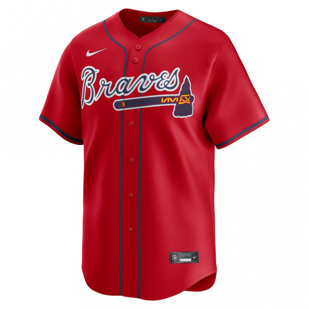 Austin Riley Atlanta Braves Alternate Limited Player Jersey - Red-Pro Kit Vault | Brand New 26/27 Sports Jerseys