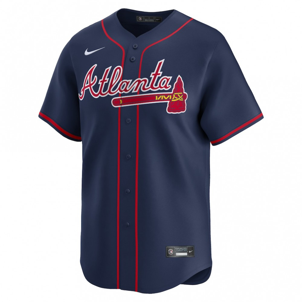 Matt Olson Atlanta Braves Alternate Limited Player Jersey聽鈥?Navy-Pro Kit Vault | Brand New 26/27 Sports Jerseys