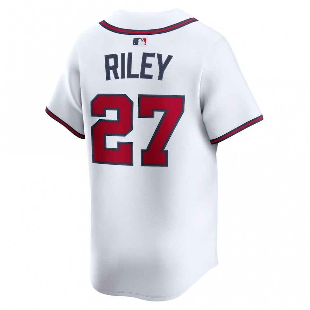 Austin Riley Atlanta Braves Home Limited Player Jersey - White-Pro Kit Vault | Brand New 26/27 Sports Jerseys