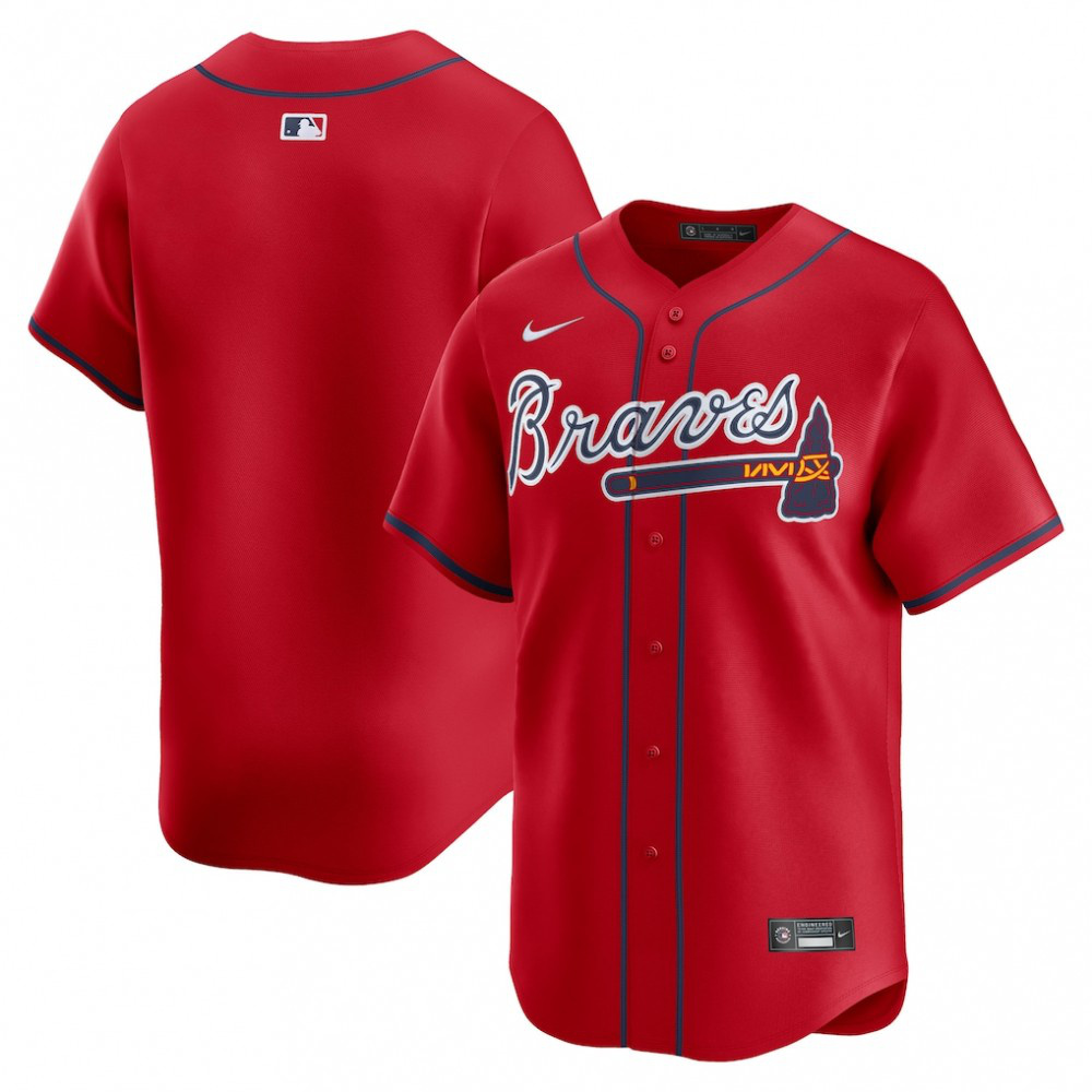 Atlanta Braves Alternate Limited Jersey - Red-Pro Kit Vault | Brand New 26/27 Sports Jerseys