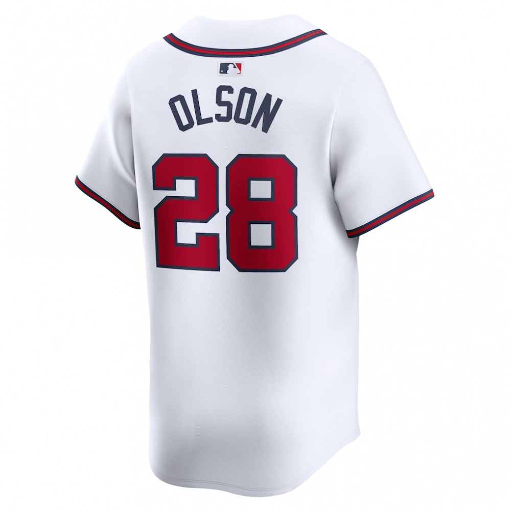 Matt Olson Atlanta Braves Home Limited Player Jersey - White-Pro Kit Vault | Brand New 26/27 Sports Jerseys