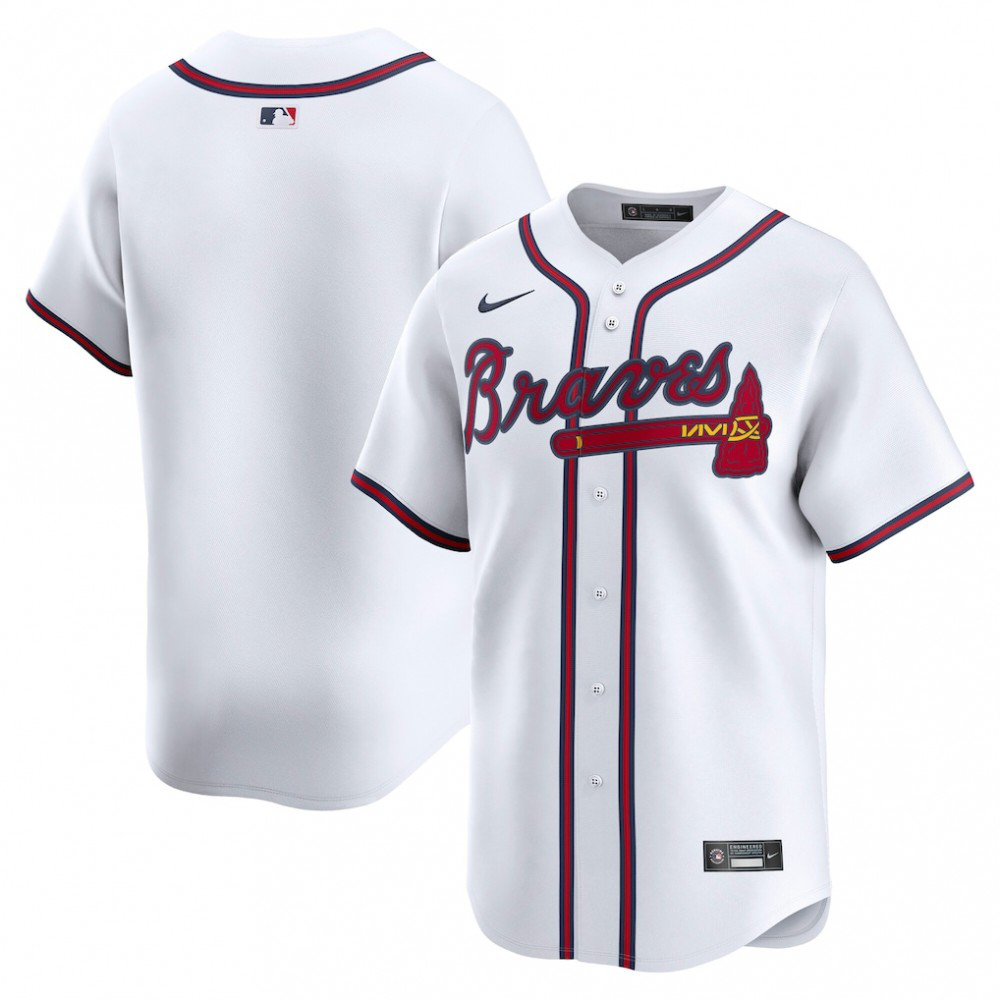 Atlanta Braves Home Limited Jersey - White-Pro Kit Vault | Brand New 26/27 Sports Jerseys