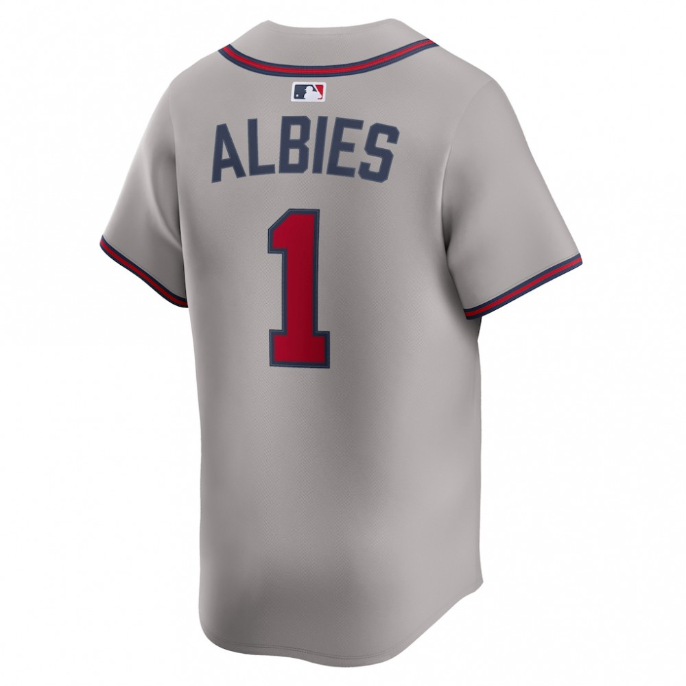 Ozzie Albies Atlanta Braves Road Limited Player Jersey - Gray-Pro Kit Vault | Brand New 26/27 Sports Jerseys