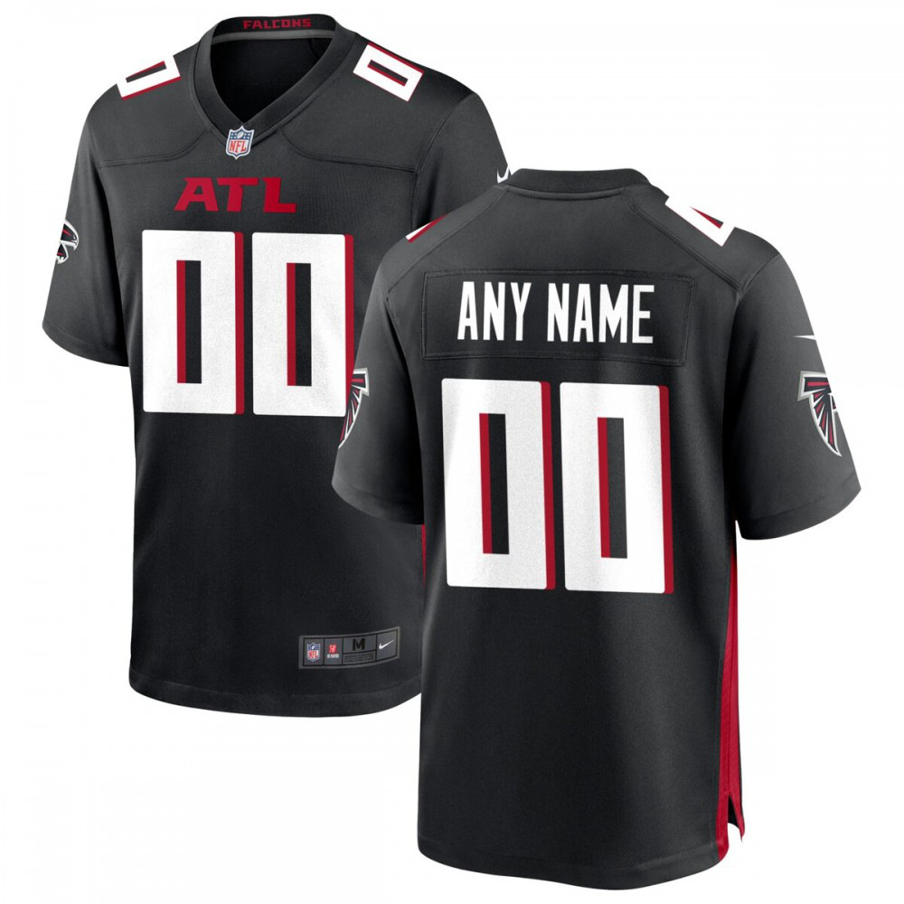 Atlanta Falcons Custom Game Jersey - Black-Pro Kit Vault | Brand New 26/27 Sports Jerseys