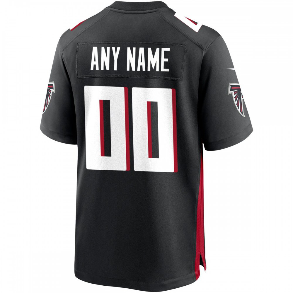 Atlanta Falcons Custom Game Jersey - Black-Pro Kit Vault | Brand New 26/27 Sports Jerseys