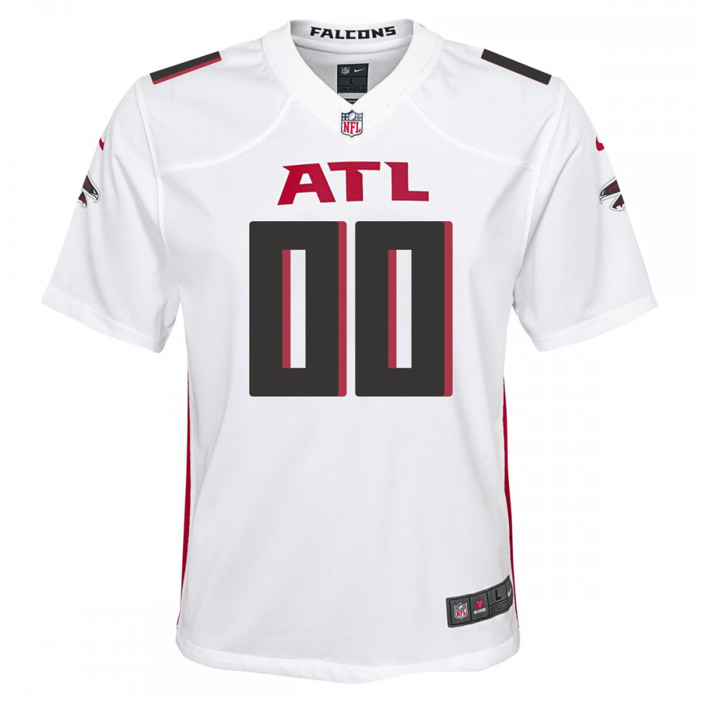 Nike Atlanta Falcons Youth Custom Game Jersey - White-Pro Kit Vault | Brand New 26/27 Sports Jerseys