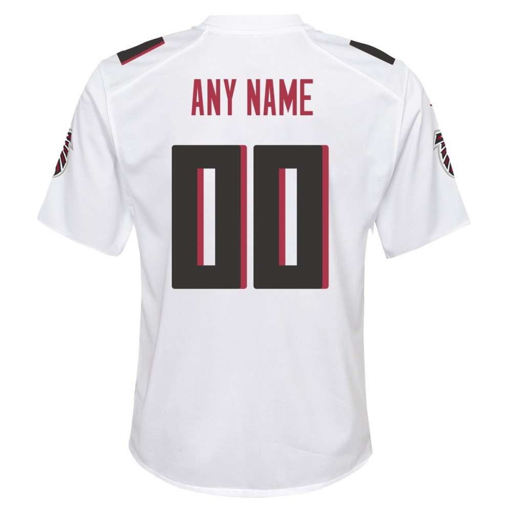 Nike Atlanta Falcons Youth Custom Game Jersey - White-Pro Kit Vault | Brand New 26/27 Sports Jerseys
