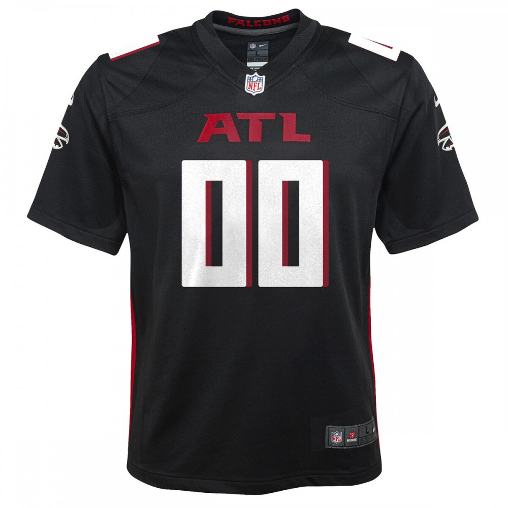 Atlanta Falcons Youth Custom Game Jersey - Black-Pro Kit Vault | Brand New 26/27 Sports Jerseys