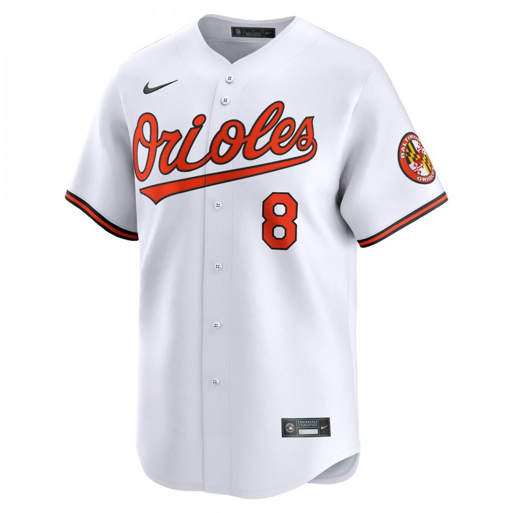 Cal Ripken Jr. Baltimore Orioles Home Limited Player Jersey - White-Pro Kit Vault | Brand New 26/27 Sports Jerseys