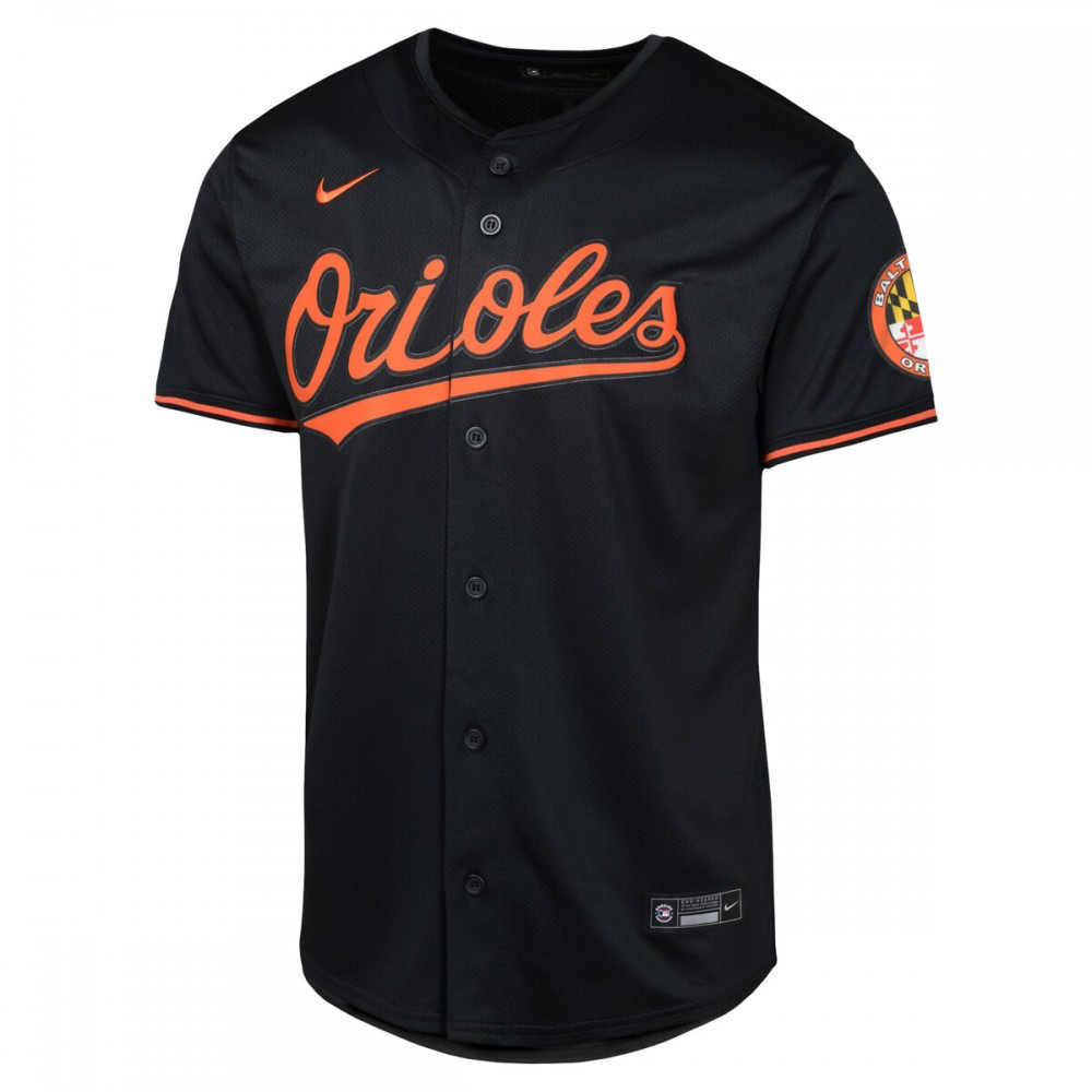 Baltimore Orioles Youth Alternate Limited Jersey - Black-Pro Kit Vault | Brand New 26/27 Sports Jerseys