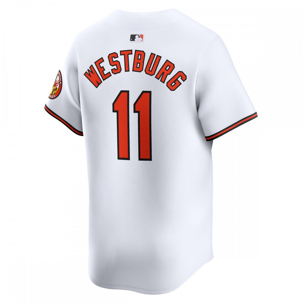 Jordan Westburg Baltimore Orioles Home Limited Player Jersey - White-Pro Kit Vault | Brand New 26/27 Sports Jerseys