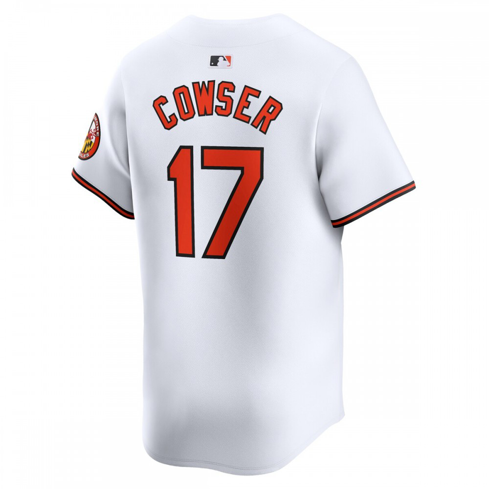 Colton Cowser Baltimore Orioles Home Limited Player Jersey - White-Pro Kit Vault | Brand New 26/27 Sports Jerseys