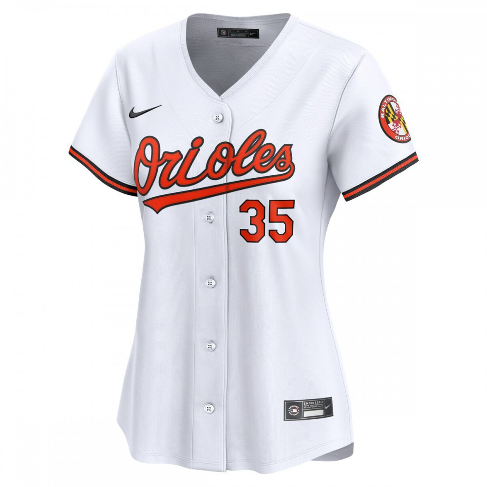 Adley Rutschman Baltimore Orioles Women's Home Limited Player Jersey - White-Pro Kit Vault | Brand New 26/27 Sports Jerseys