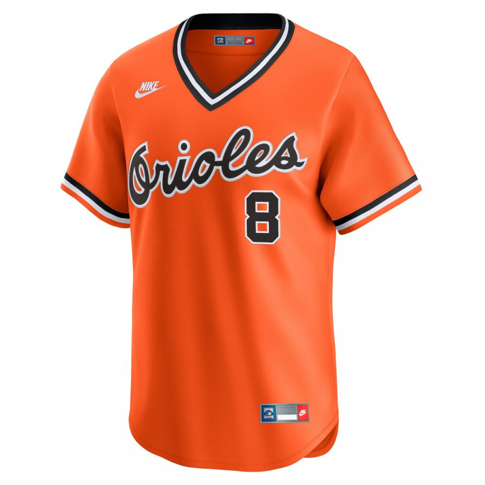 Cal Ripken Jr. Baltimore Orioles Throwback Cooperstown Limited Jersey - Orange-Pro Kit Vault | Brand New 26/27 Sports Jerseys