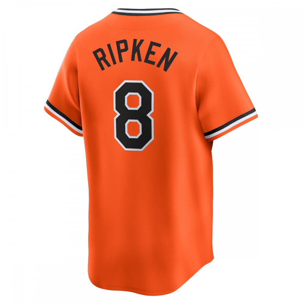 Cal Ripken Jr. Baltimore Orioles Throwback Cooperstown Limited Jersey - Orange-Pro Kit Vault | Brand New 26/27 Sports Jerseys