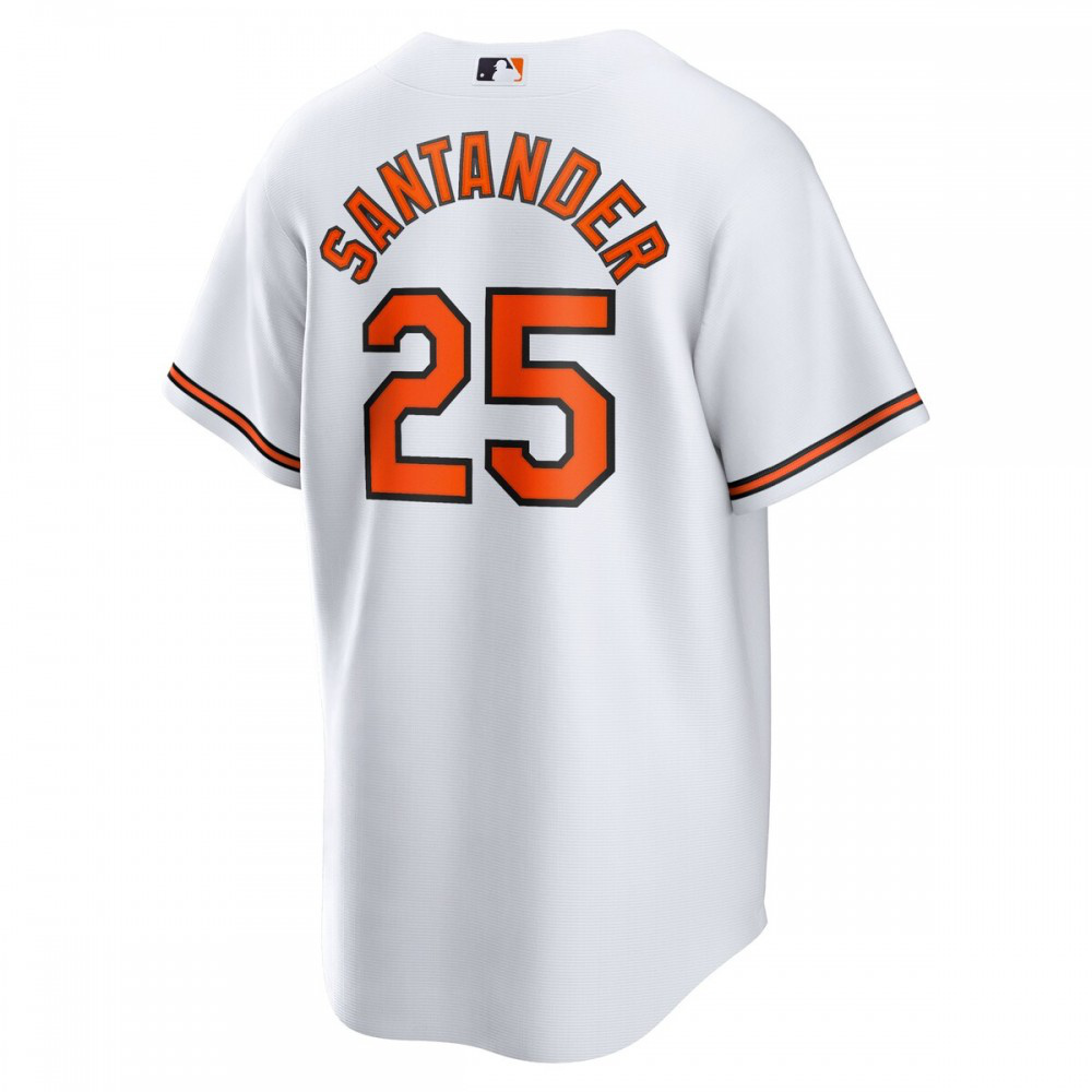 Anthony Santander Baltimore Orioles Replica Player Jersey - White-Pro Kit Vault | Brand New 26/27 Sports Jerseys