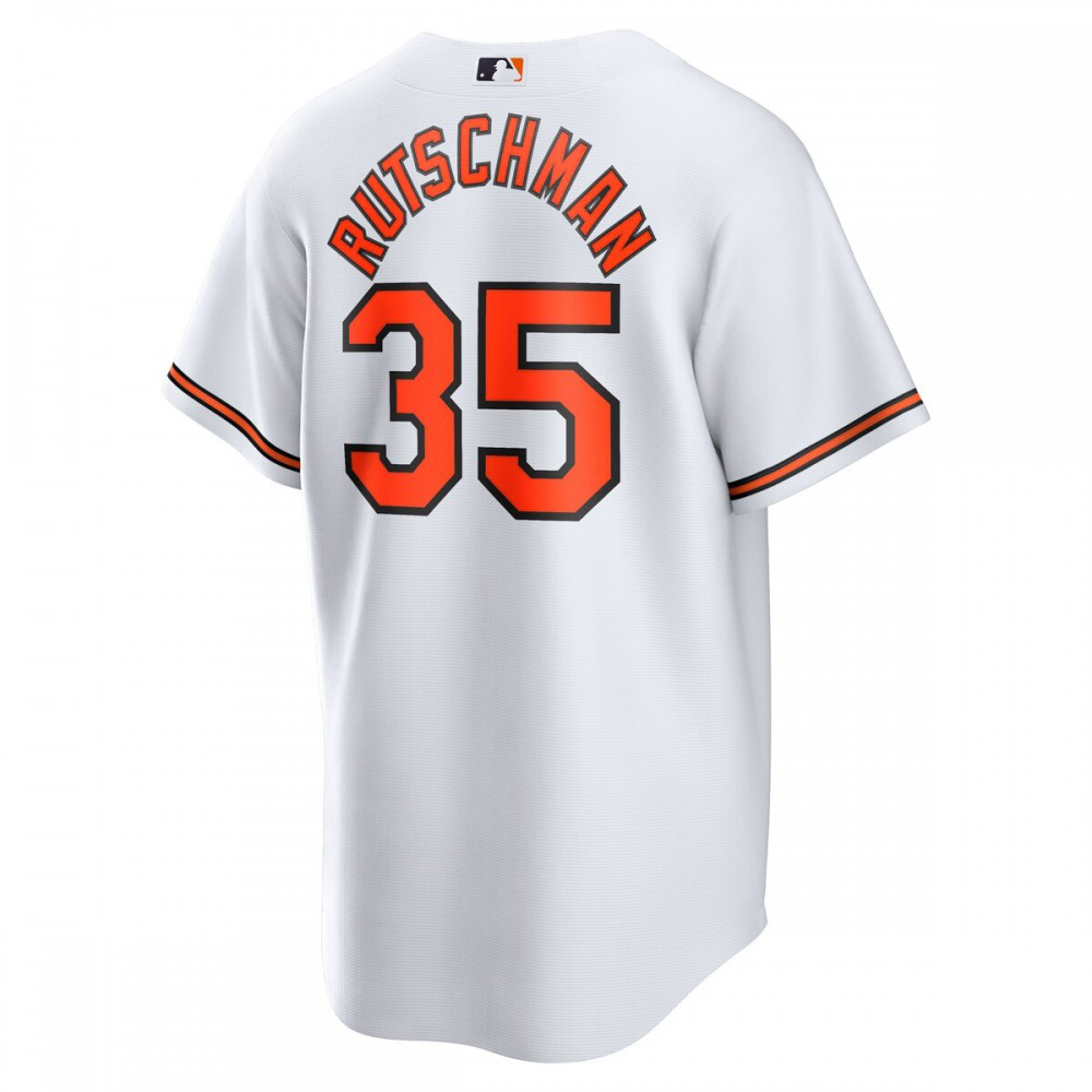 Adley Rutschman Baltimore Orioles Home Replica Player Jersey - White-Pro Kit Vault | Brand New 26/27 Sports Jerseys