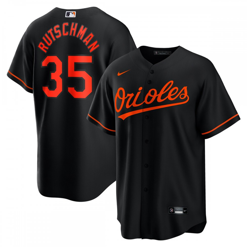 Adley Rutschman Baltimore Orioles Alternate Replica Player Jersey - Black-Pro Kit Vault | Brand New 26/27 Sports Jerseys