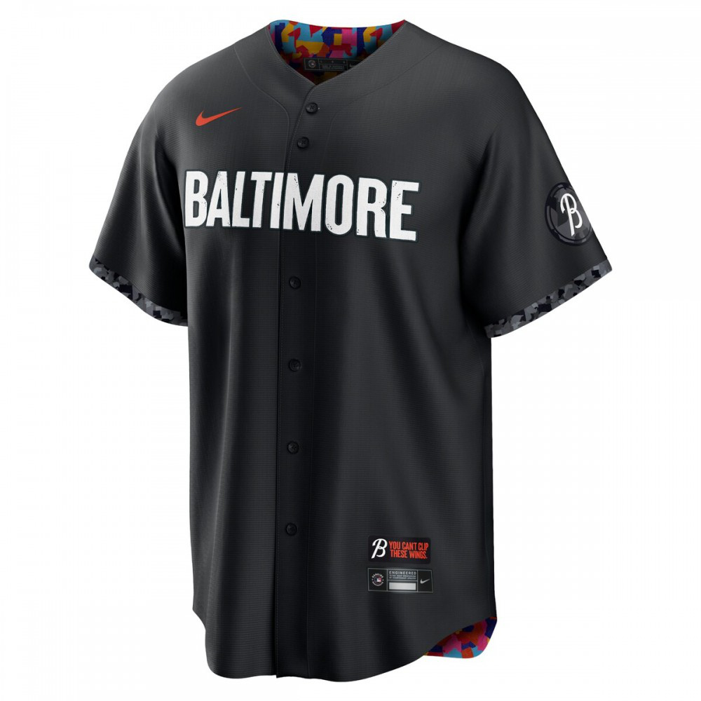 Ryan Mountcastle Baltimore Orioles 2023 City Connect Replica Player Jersey - Black-Pro Kit Vault | Brand New 26/27 Sports Jerseys