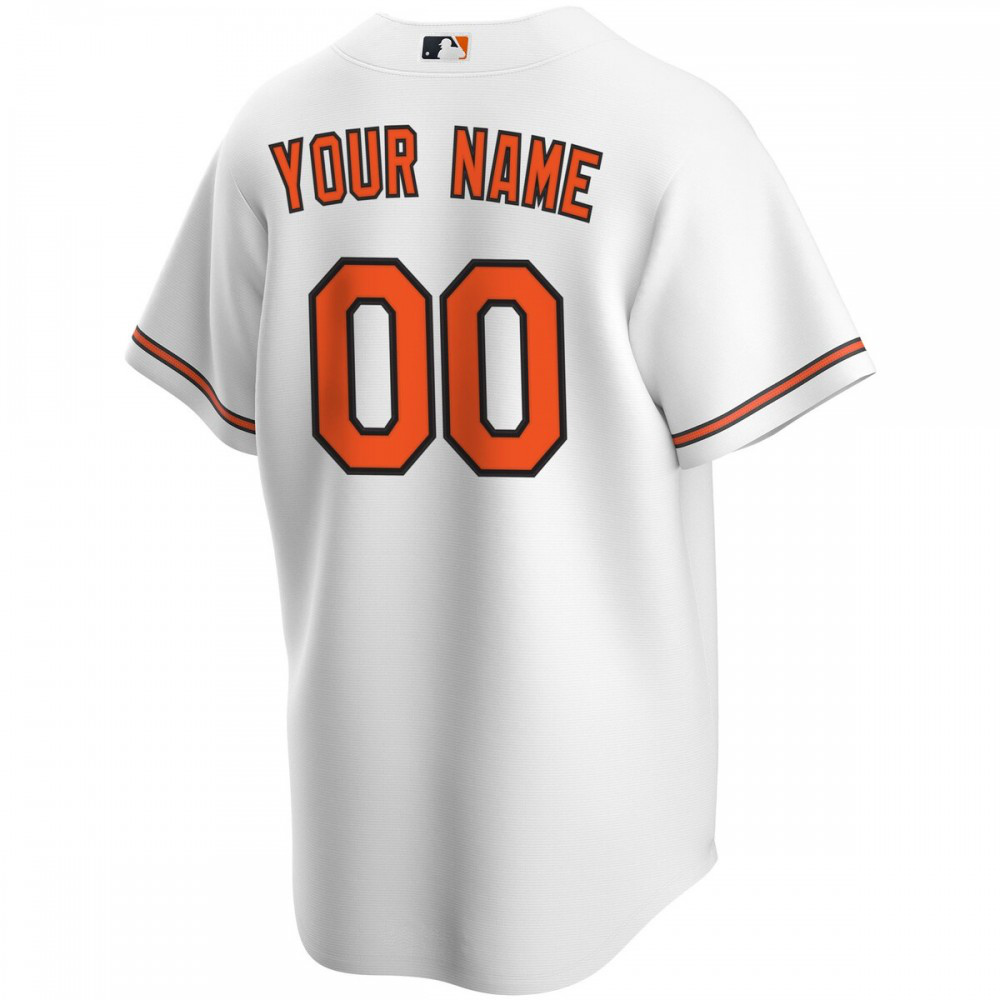 Baltimore Orioles Home Replica Custom Jersey - White-Pro Kit Vault | Brand New 26/27 Sports Jerseys