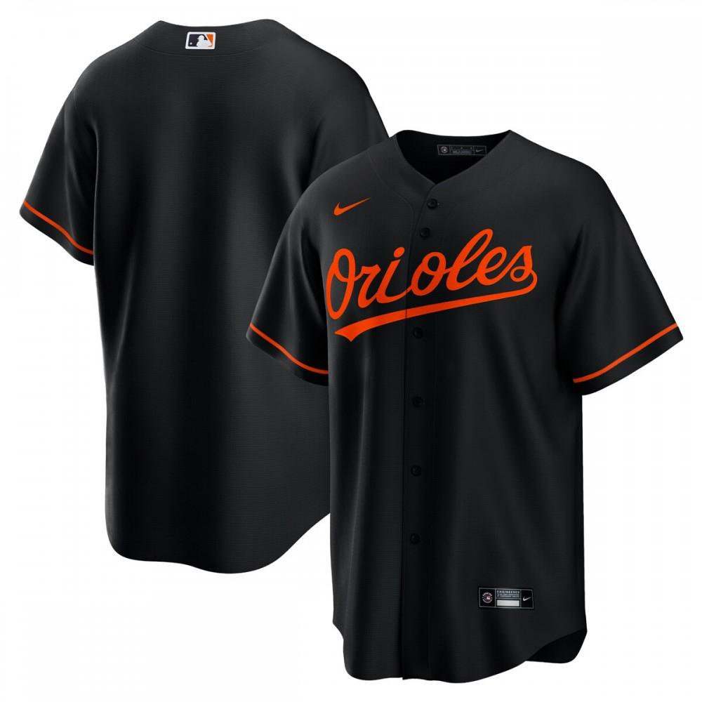 Baltimore Orioles Alternate Replica Team Jersey - Black-Pro Kit Vault | Brand New 26/27 Sports Jerseys