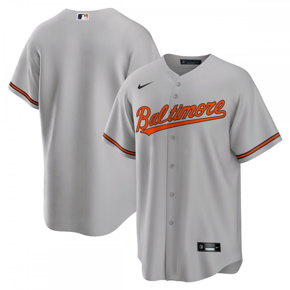Baltimore Orioles Road Replica Team Jersey - Gray-Pro Kit Vault | Brand New 26/27 Sports Jerseys