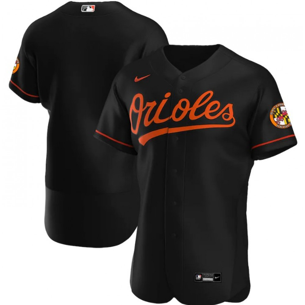 Men's Baltimore Orioles Black Alternate Authentic Team Jersey-Pro Kit Vault | Brand New 26/27 Sports Jerseys