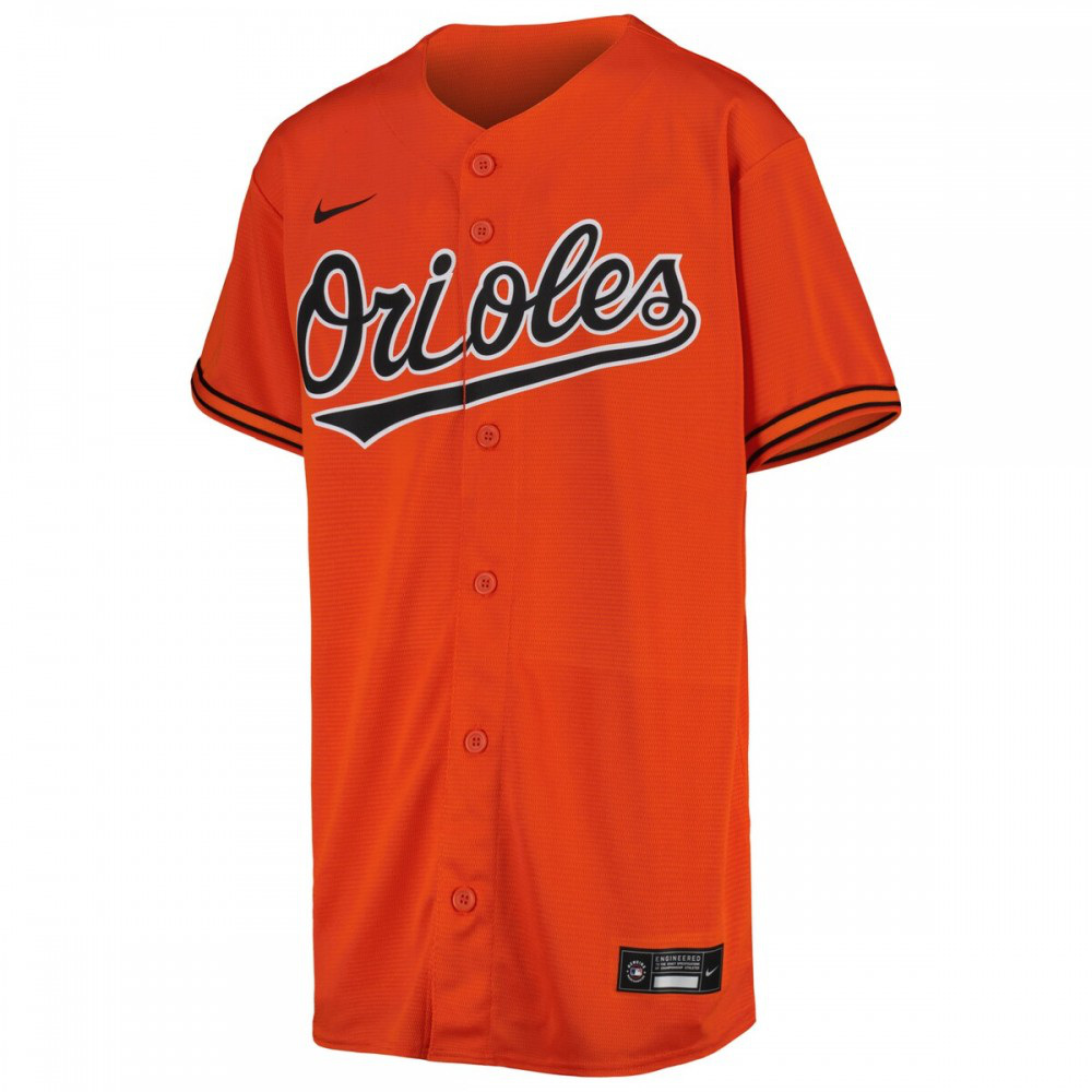 Baltimore Orioles Youth Alternate Replica Team Jersey - Orange-Pro Kit Vault | Brand New 26/27 Sports Jerseys