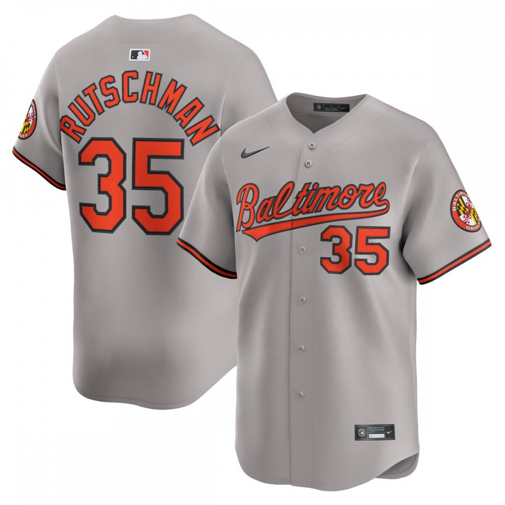 Adley Rutschman Baltimore Orioles Road Limited Player Jersey - Gray-Pro Kit Vault | Brand New 26/27 Sports Jerseys