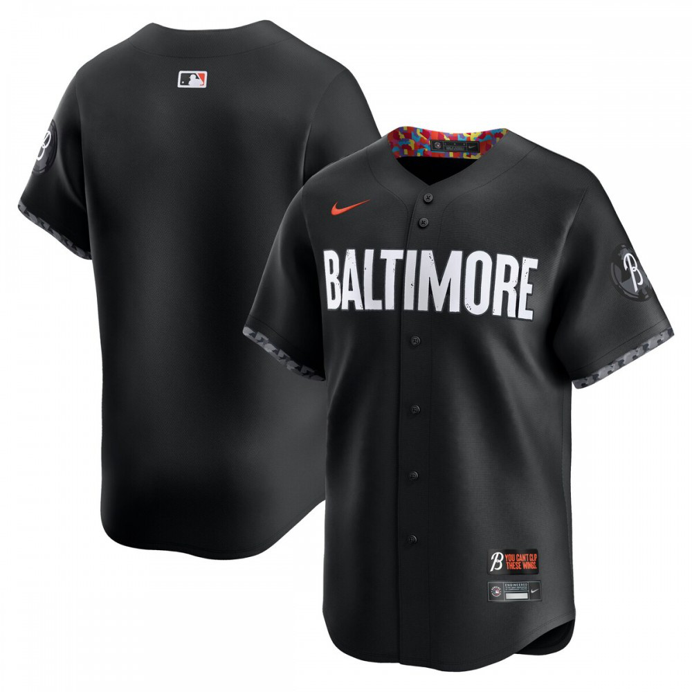 Baltimore Orioles City Connect Limited Jersey - Black-Pro Kit Vault | Brand New 26/27 Sports Jerseys