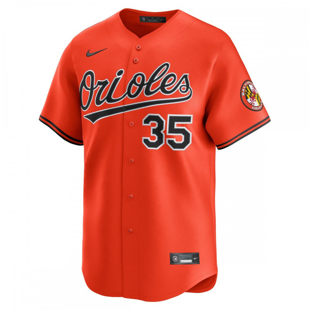 Adley Rutschman Baltimore Orioles 2nd Alternate Limited Player Jersey - Orange-Pro Kit Vault | Brand New 26/27 Sports Jerseys