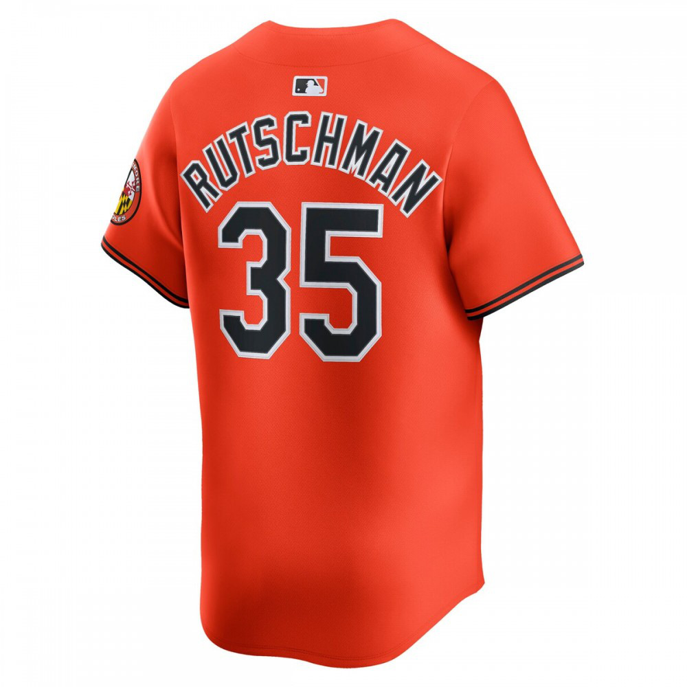 Adley Rutschman Baltimore Orioles 2nd Alternate Limited Player Jersey - Orange-Pro Kit Vault | Brand New 26/27 Sports Jerseys