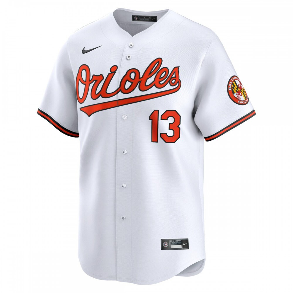 Heston Kjerstad Baltimore Orioles Home Limited Player Jersey - White-Pro Kit Vault | Brand New 26/27 Sports Jerseys