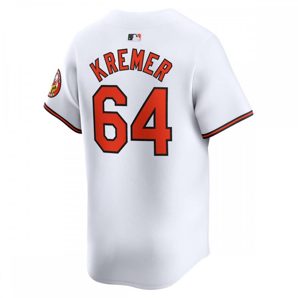Dean Kremer Baltimore Orioles Home Limited Player Jersey - White-Pro Kit Vault | Brand New 26/27 Sports Jerseys