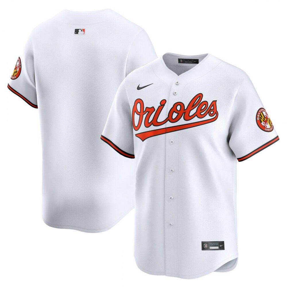Baltimore Orioles Youth Home Limited Jersey - White-Pro Kit Vault | Brand New 26/27 Sports Jerseys